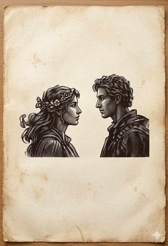 Casal em confusão amorosa